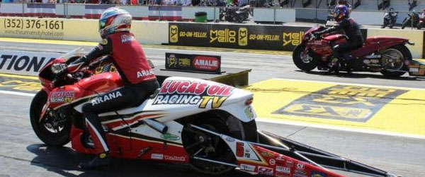 Gatornationals takes a bite out of Lucas Oil Racing TV rider Hector Arana Jr.