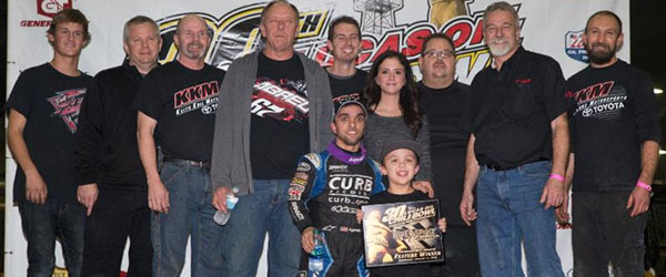 Rico Abreu Hits Pay Dirt on River Spirit Casino Qualifying Night