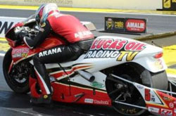 'Hail Mary' run gets Lucas Oil Racing TV rider Hector Arana Jr. in Gatornationals